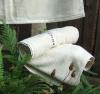 Biobavlněné ručníky s výšivkou Organic Cotton